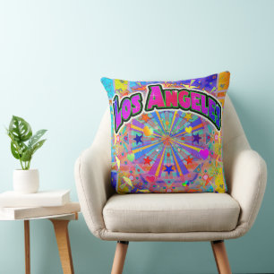 Los Angeles Cosmic Unity Pillow