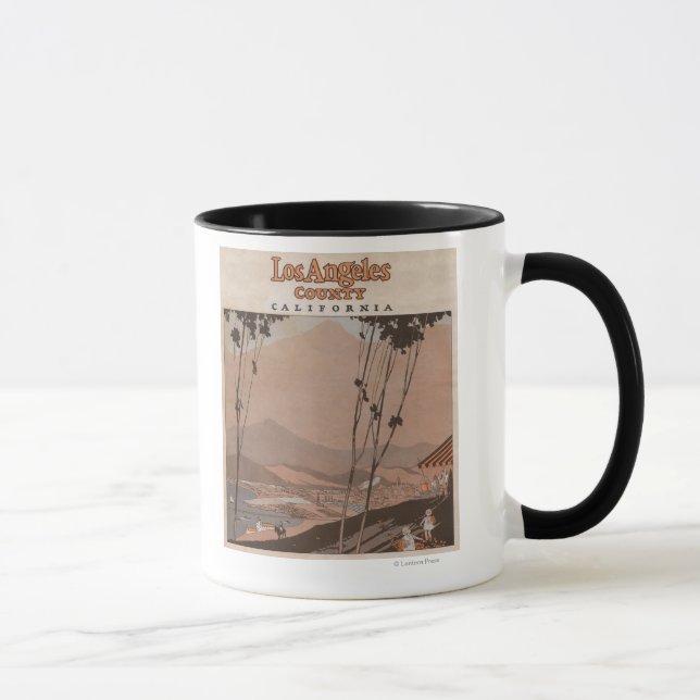 Los Angeles County, California Mug (Right)
