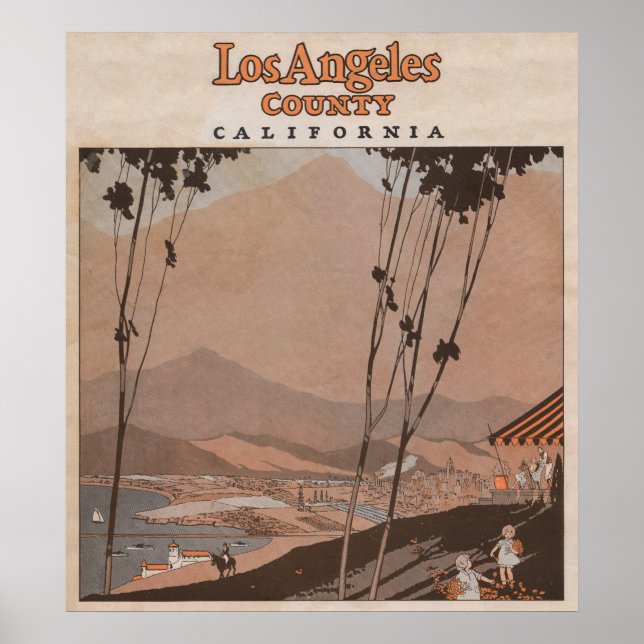 Los Angeles County, California Poster (Front)