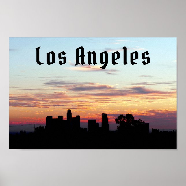 Los Angeles - customizable Poster (Front)