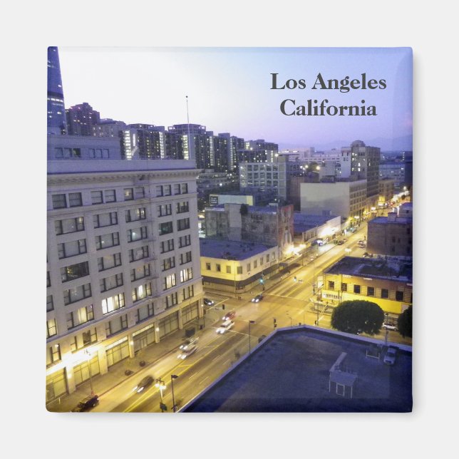Los Angeles, Downtown Night Magnet! Magnet (Front)