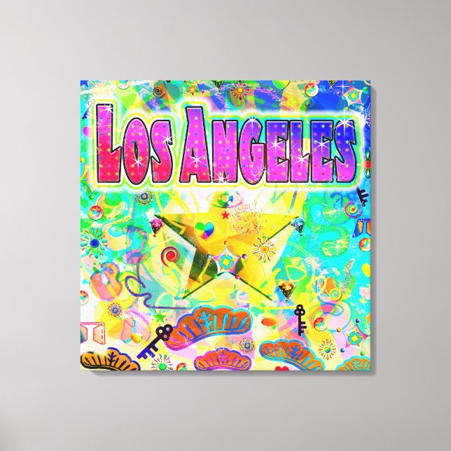 Los Angeles Epoch Hour Stretched Canvas Print (Front)