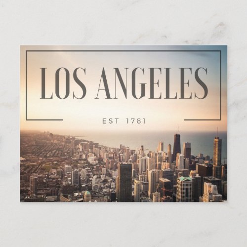 Los Angeles _ Est 1781 Postcard