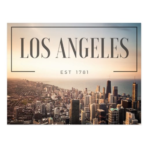 Los Angeles - Est 1781 Postcard | Zazzle