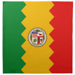 Los Angeles Flag American MoJo Napkin