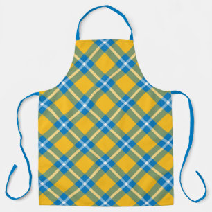 Los Angeles Football Plaid Apron