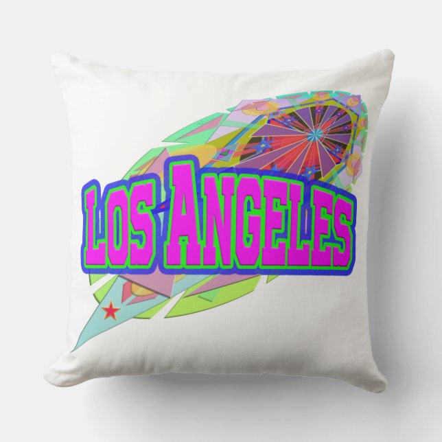 Los Angeles Future Pillow (Front)