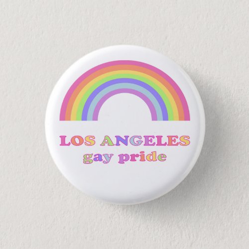 Los Angeles Gay Pride _ Rainbow Button