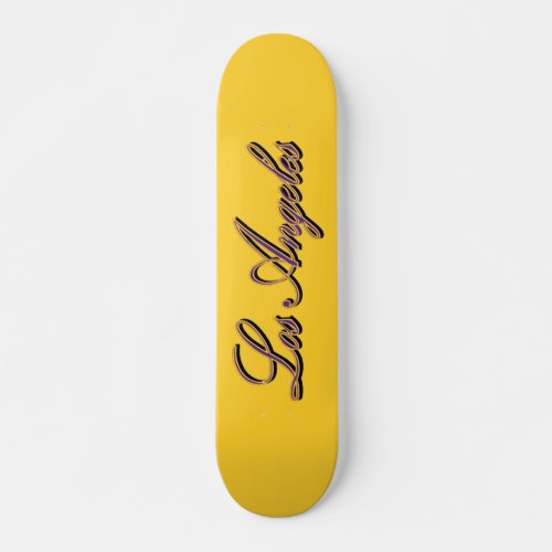 Los Angeles Gold Standard Skateboard