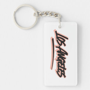 Los Angeles Graffiti Style Keychain