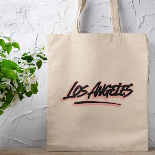 Los Angeles Graffiti Style Tote Bag