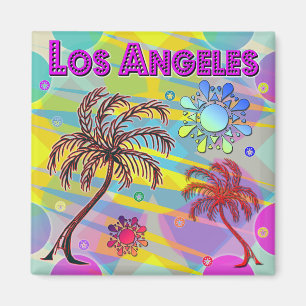 Los Angeles Happy and Hope  Magnet