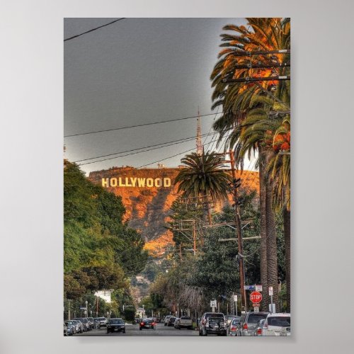 Los angeles Hollywood  Poster
