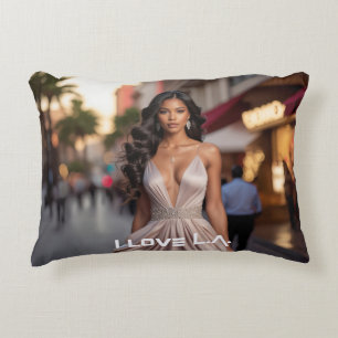 LOS ANGELES - I LOVE LA ACCENT PILLOW
