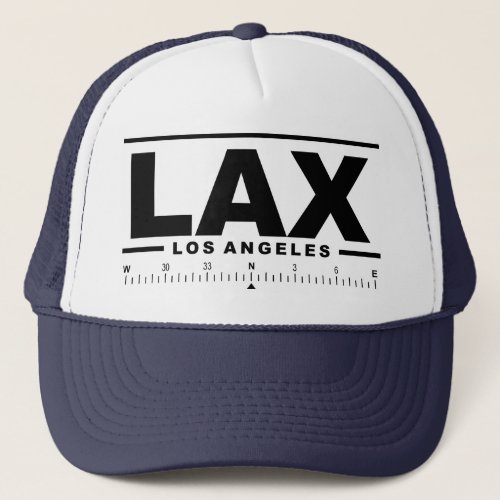 Los Angeles International Airport LAX  Trucker Hat