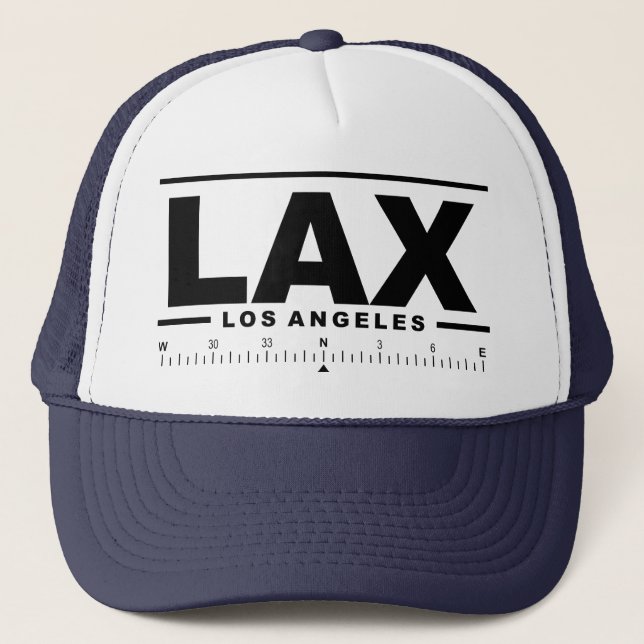 Los Angeles International Airport LAX  Trucker Hat (Front)