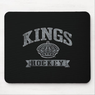 Los Angeles Kings Vintage Hockey Dark Heather Lice Mouse Pad
