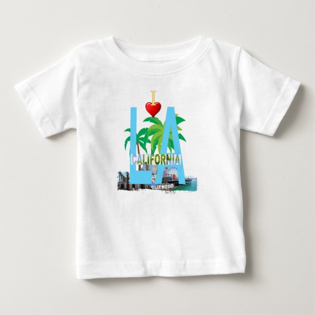 los angeles  l a california city usa america baby T-Shirt (Front)