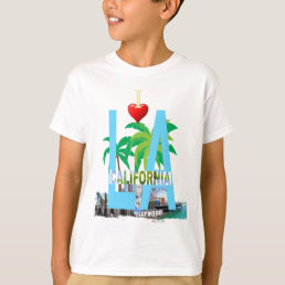 los angeles  l a california city usa america T-Shirt