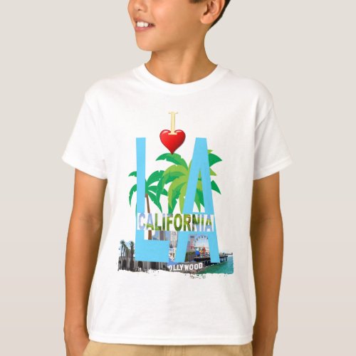 los angeles  l a california city usa america T_Shirt