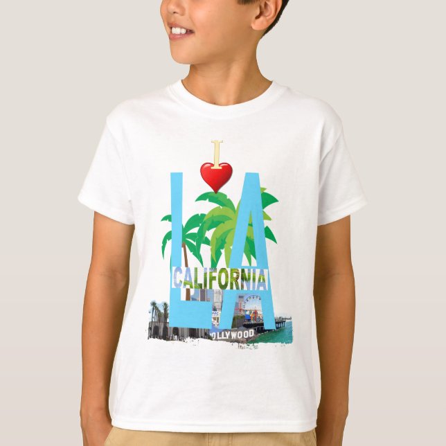 los angeles  l a california city usa america T-Shirt (Front)