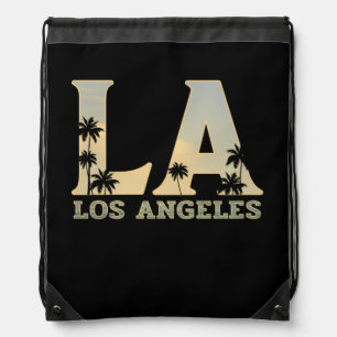 Los Angeles LA California Gift Drawstring Bag