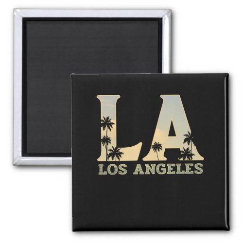 Los Angeles LA California Gift Magnet