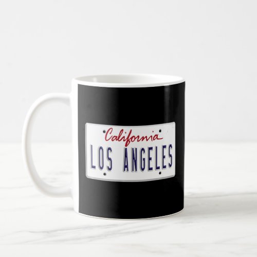 Los Angeles LA California License Plate US Graphic Coffee Mug