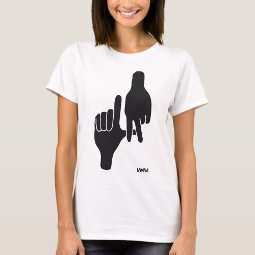 LOS ANGELES LA HAND SIGN T_Shirt