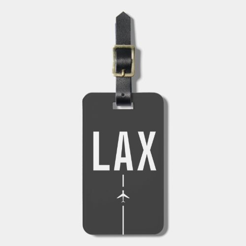 Los Angeles LAX Airport Code _ Aviation Luggage Tag