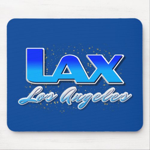 Los Angeles LAX Airport Code Mouse Pad