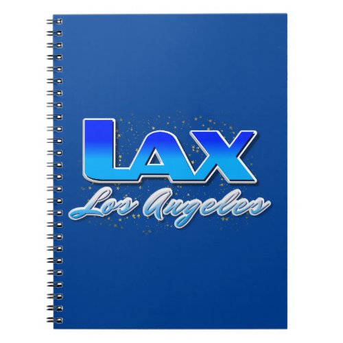 Los Angeles LAX Airport Code Notebook