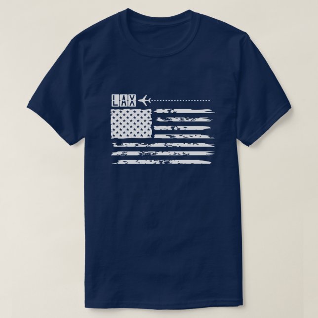 Los Angeles LAX Airport  T-Shirt (Design Front)