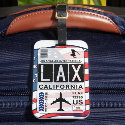 Los Angeles LAX Luggage Tag