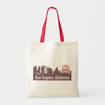Los Angeles Linesky Tote Bag by TurnRight at Zazzle