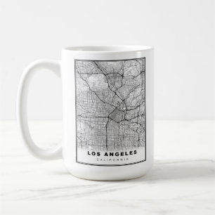 Los Angeles Map Coffee Mug