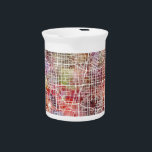 Los Angeles map Pitcher<br><div class="desc">Los Angeles map. Watercolor painting one old paper</div>