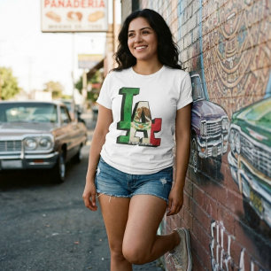 Los Angeles Mexican Flag T-Shirt
