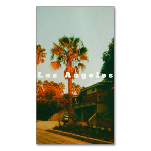 Los Angeles, Miracle Mile, West Hollywood Business Card Magnet