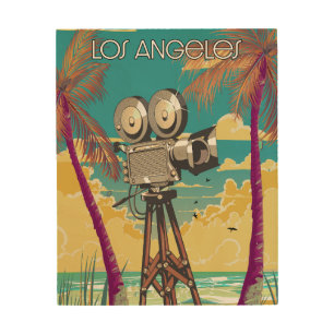 Los Angeles Movie camera poster