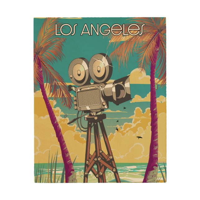 Los Angeles Movie camera poster (Front)