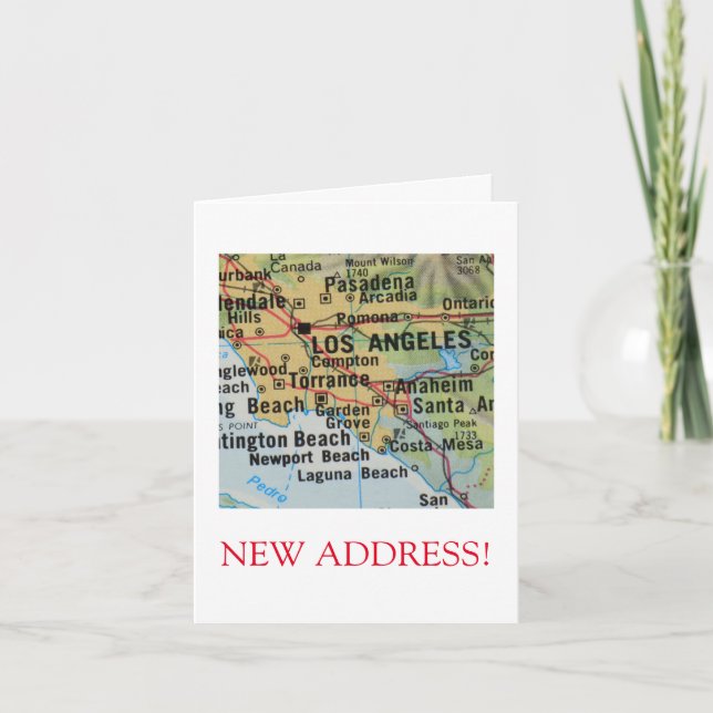 Los Angeles New Address announcement (Front)