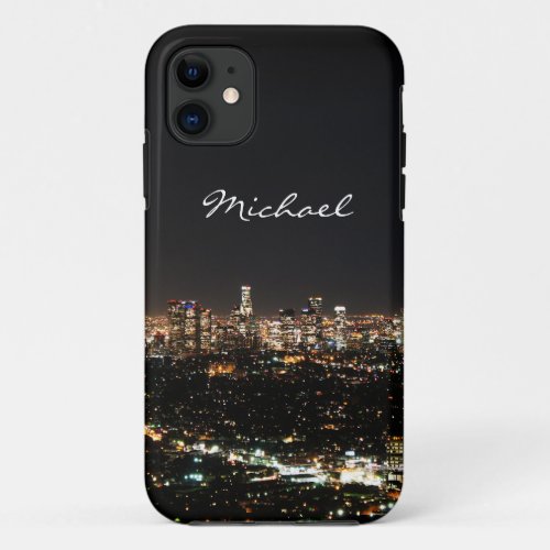 Los Angeles Night iPhone 11 Case