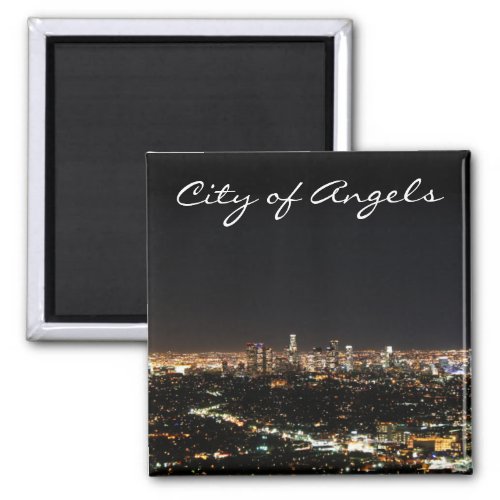 Los Angeles Night Magnet