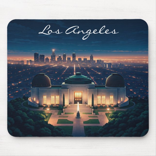 Los Angeles Night Mouse Pad (Front)
