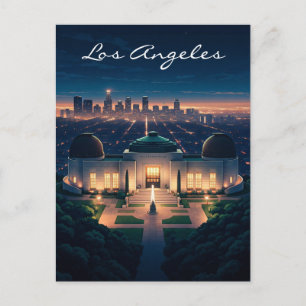 Los Angeles Night postcard