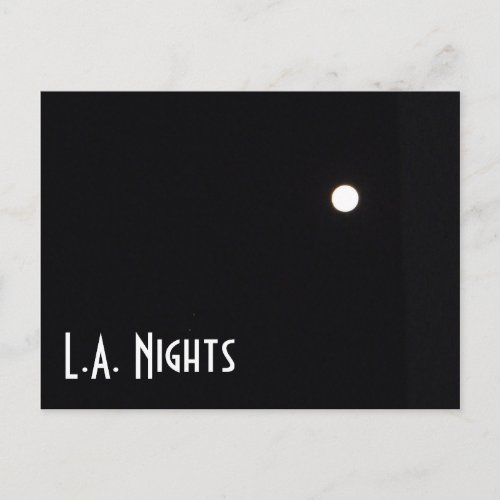 Los Angeles Nights Postcard Postcard