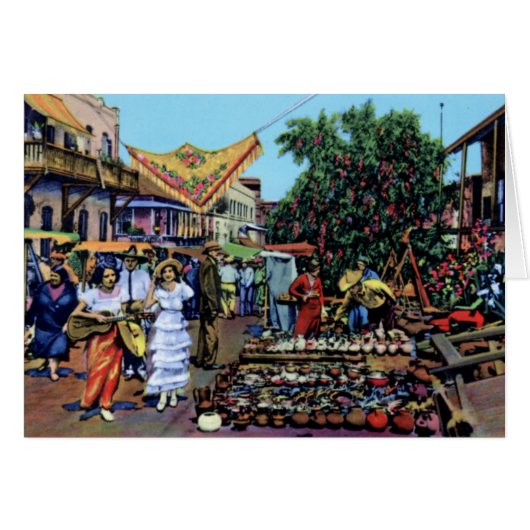 Los Angeles Olvera Street Cards (Front Horizontal)
