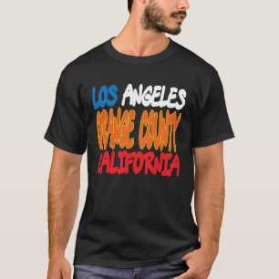 Los Angeles Orange County California Retro Vintage T-Shirt