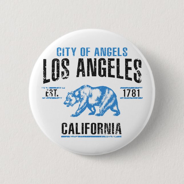 Los Angeles Pinback Button (Front)